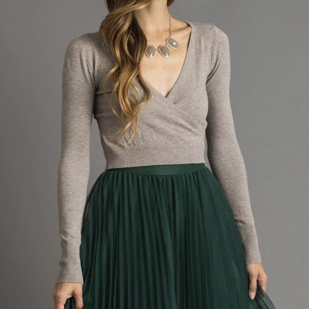 Boutique wrap top